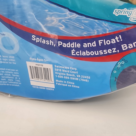 Swimways Springfloat Kids Boat NEW - Picture 5 of 6